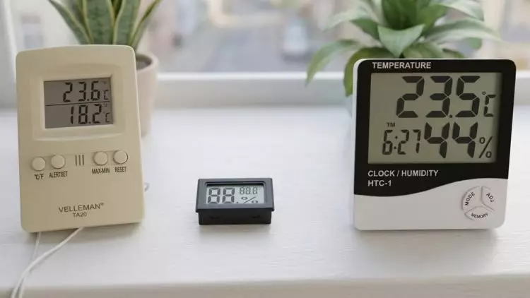 Психрометри – будова, принцип дії, види